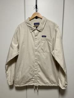 美品 Patagonia コーチジャケット XL ベージュ 軽量 春秋シャツ感覚のサムネイル