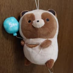 너구리와 여우 5주년 봉제인형 풍선