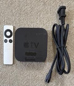 Apple TV 本体 リモコン 電源ケーブル付き　A1417 第三世代のサムネイル