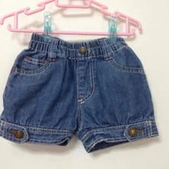 かすみん様専用＊デニムショートパンツ  80のサムネイル