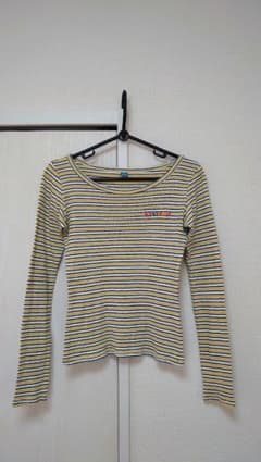 90s【希少】HYSTERIC ボーダー ロンTのサムネイル