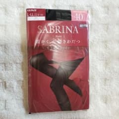 GUNZE SABRINA Warm タイツ 40デニール L-LL ブラックのサムネイル