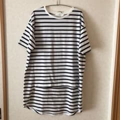 ニコアンド   ボーダーTシャツのサムネイル