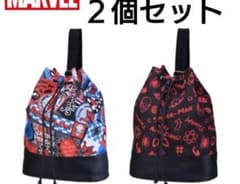 マーベル　スパイダーマン　巾着　バッグ　プラチナムザッカ