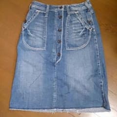 膝丈デニムスカート☆licca様専用☆のサムネイル