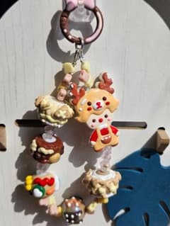 キーフォルダー&ストラップ トナカイとスイーツのサムネイル