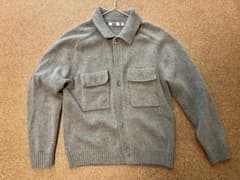 UNIQLO U ラムニットジャケット　Greenのサムネイル