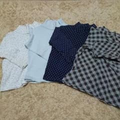 tsuki様専用★ 80㎝ユニクロ長袖トップス４枚のサムネイル
