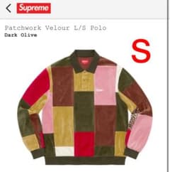 Supreme Patchwork Velour L/S Poloのサムネイル