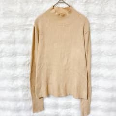 カスタネ リブニット ハイネック プルオーバー きれいめ シンプル 上品 洗えるのサムネイル
