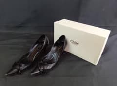 Chloe 클로이 펌프스 블랙 35 1/2 힐
