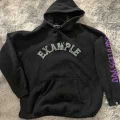 Example ブラック XL パーカー スケルトンデザインのサムネイル