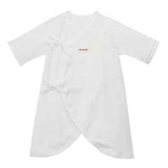 【未使用品】MIKIHOUSE ホワイト コットン ラップスタイル肌着のサムネイル