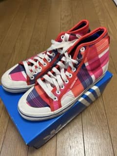 adidas チェック柄 スニーカー US 5のサムネイル