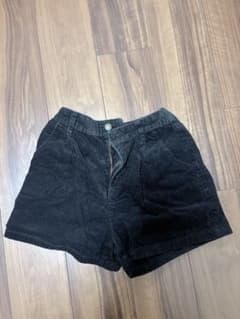 コーデュロイ ショートパンツ ブラックのサムネイル