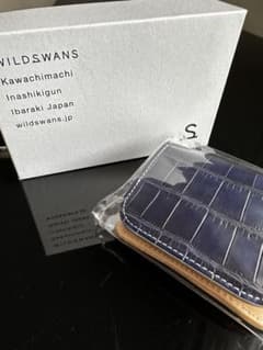 ワイルドスワンズ×ジャンキースタイル別注　藍染クロコダイルウォレット　CASA ワイルドスワンズ×ジャンキースタイル別注 藍染クロコダイル