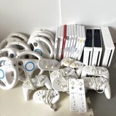 Wii 本体 コントローラー ソフト 大量まとめセット ジャンクのサムネイル