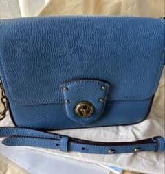 超美品❣️LAUREN RALPH LAUREN ショルダーバッグ ブルーのサムネイル