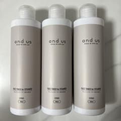 【新品未開封】and us フェイススチーマー用化粧水 200ml×3本のサムネイル