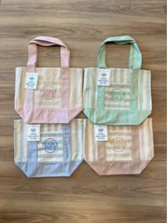 Trader Joe's ミニキャンバストートバッグ 4色セットのサムネイル