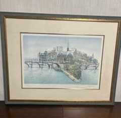 5724 ロルフ・ラフルスキー 作 リトグラフ 「ムーランルージュ」 5724 ロルフ・ラフルスキー 作 リトグラフ 「ムーランルージュ」