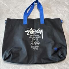 H*T様 お値下げしました!! stussy 30周年記念 キャンバストートバッのサムネイル