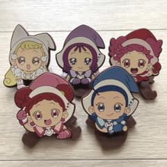 おジャ魔女どれみ ラバークリップ 5点セットのサムネイル