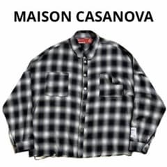 MAISON CASANOVA オンブレ チェック シャツ - メルカリ