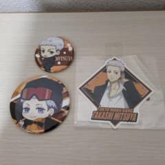 東京リベンジャーズ 三ツ谷隆ステッカーと缶バッジセット - メルカリ