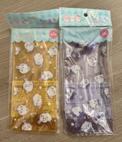 ちいかわ ボタン付きロングクリアケース ハチワレ　うさぎのサムネイル