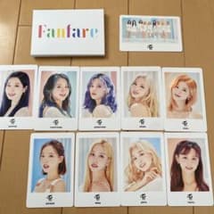 TWICE Fanfare フォトトレカセット＋おまけのサムネイル