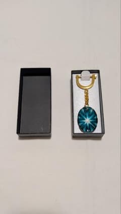 島津薩摩切子　キーホルダー 新品　青緑 島津薩摩切子 キーホルダー 新品 青緑 - メルカリ