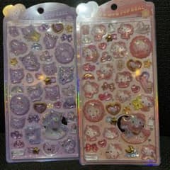 【正規品・新品未使用】　サンリオ キティーうるちゅるポップシールとクロミのサムネイル