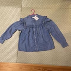 Levi's デニムシャツ フリル 長袖 Sのサムネイル