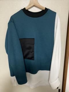 CULLNI（クルニ）20AW ダブルクロスレイヤードスウェットのサムネイル