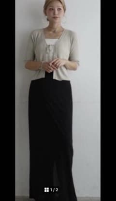 しまむら hidekaさんコラボ フロントリボンカーディガン - メルカリ