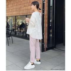 fitmore フィットモア リボンパンツ　ピンク　Mのサムネイル