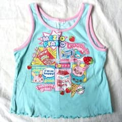 メゾピアノ タンクトップ 110 ミミポポ ナルミヤ 平成レトロ 刺繍
