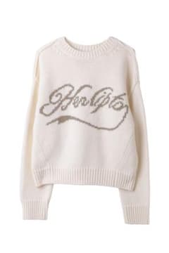 herlipto Loved one Logo Jacquard Knit - メルカリ