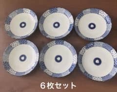 【美品】６枚セットうさぎ柄 丸皿　美濃焼 三峰　大皿 美品】6枚セットうさぎ柄 丸皿 美濃焼 三峰 大皿 - メルカリ