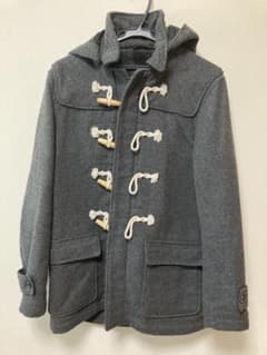 GU メンズ ダッフルコート チャコールグレー Mサイズ