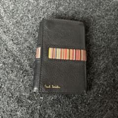 Paul Smith レザーキーケース ストライプバンド付きのサムネイル