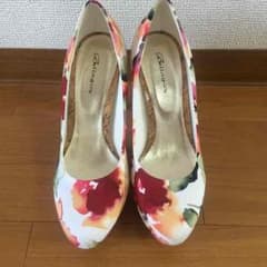 花柄ハイヒールパンプスのサムネイル