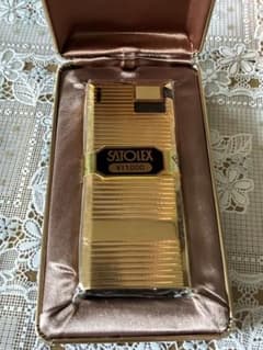 SATOLEX Pocketman ライター ゴールドカラー 未使用のサムネイル