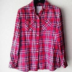 【ぱんけーき❤さま専用】【Heather】2WAY 赤チェックシャツ（Fサイズ）のサムネイル
