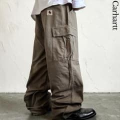 90s00s Carhartt ワイドカーゴパンツ Lサイズ モカブラウンY2K 90s00s Carhartt ワイドカーゴパンツ Lサイズ モカブラウンY2K - メルカリ