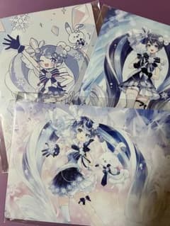SNOW MIKU 2025 스노우 미쿠 A5 경질 케이스 3종 콤프 세트