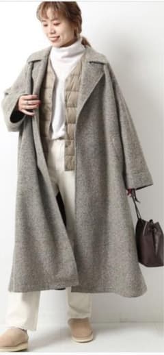 Spick & Span Wスライバーローブコートのサムネイル