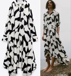 ZARA シャツワンピースのサムネイル
