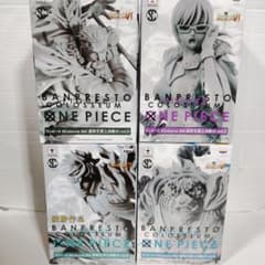 레어 ONE PIECE 피규어 세트 조형왕 정상 결전 4체